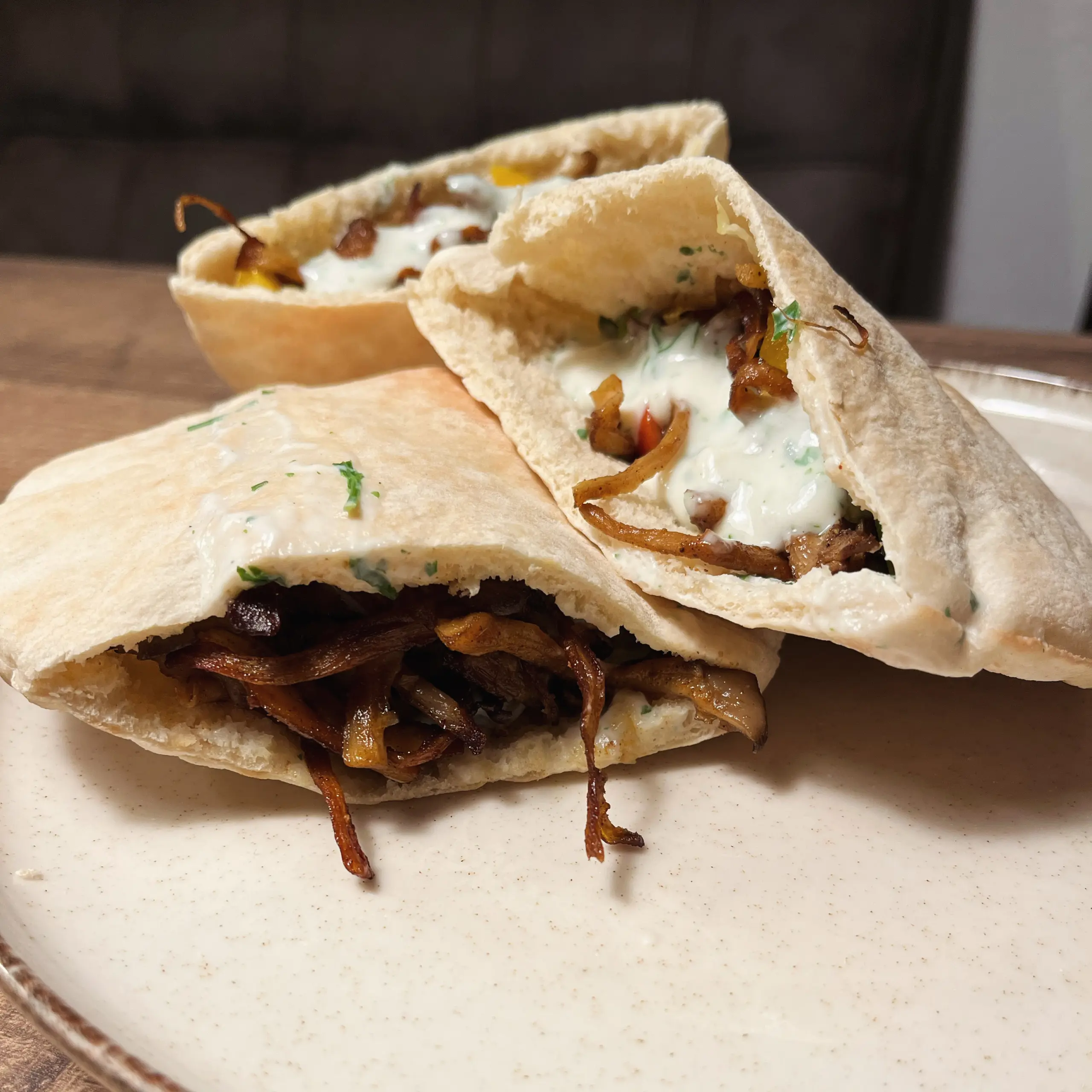 Vegane Shawarma-Pita